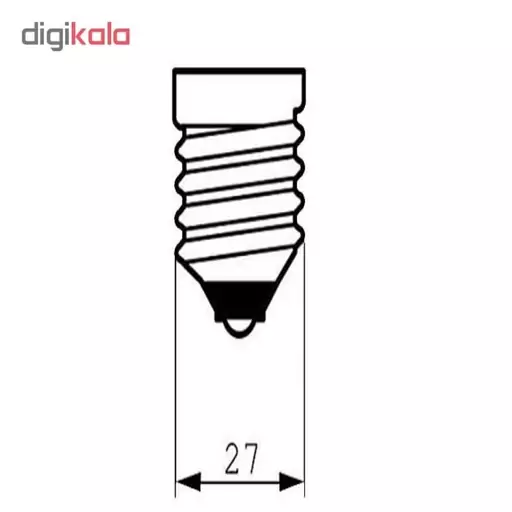لامپ ال ای دی 40 وات مهتابی امید پدیده کد 1005 پایه E27