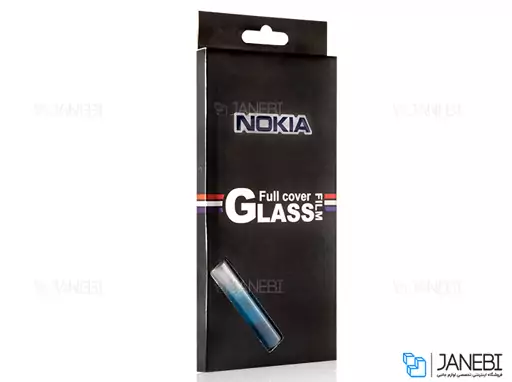 محافظ صفحه نمایش شیشه ای تمام چسب نوکیا Full Glass Screen Protector Nokia 6.1 Plus /Nokia X6