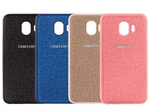 قاب محافظ طرح پارچه ای سامسونگ Protective Cover Samsung Galaxy J4