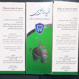 خمیر دندان نعنایی طبیعی (تهیه شده از عسل ،نمک،عصاره نعنا و میخک )