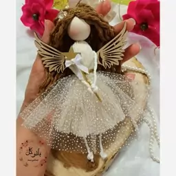 عروسک فرشته مکرومه بالدار