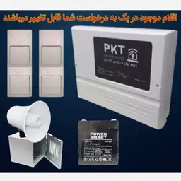 پک دزدگیر اماکن سیمکارتی PKT با چهار چشمی