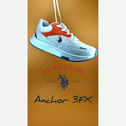 کتونی اورجینال پولو مدل U.S Polo Assn Anchor 3FX سایز41