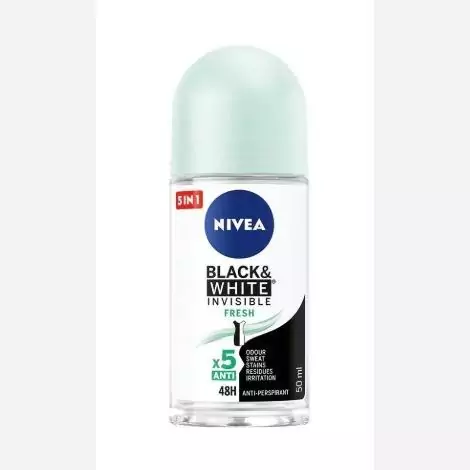 رول ضد تعریق 5 در 1 نامرئی فرش نیوآ NIVEA محصول اروپا حجم 50 میلی