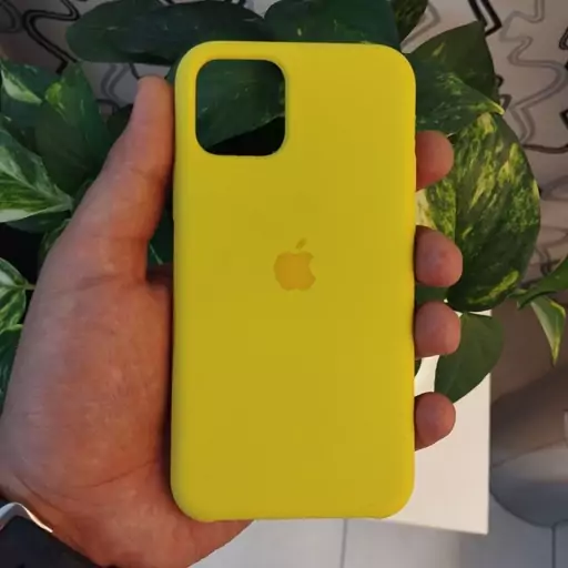 گارد - قاب - کاور سلیکونی زرد اورجینال مناسب برای آیفون 11 پرو iPhone 11 Pro - iPhone11pro - iphone11pro - IPhone 11pro