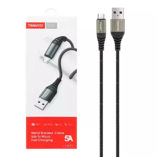 کابل تبدیل USB به MicroUSB ترانیو مدل T-S15V