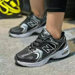 کتونی نیوبالانس 530 مشکی و سفید زنانه دخترانه کفش ونس اسپرت اسپورت NEWBALANCE لژدار لژ دار شیک طبی رانینگ نودهش سبک