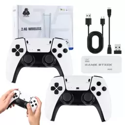 کنسول بازی مدل Game Stick Pro 4K - سفید (گیم استیک پرو)