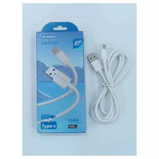 کابل تبدیل USB به TYPE-C رکرسی مدل CA-T127 طول 1 متر