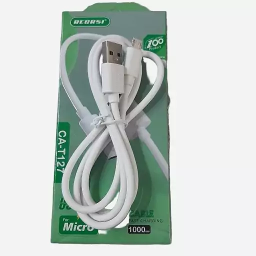 کابل شارژ micro usb رکرسی مدل CA-T127