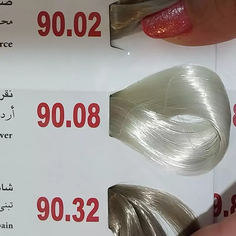 رنگ مو مدیا رنگ نقره ای استوایی رنگ شماره 90.08