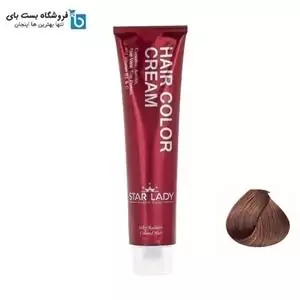 رنگ موی استار لیدی سری طبیعی قهوه ای روشن 5.0 حجم 120 میل