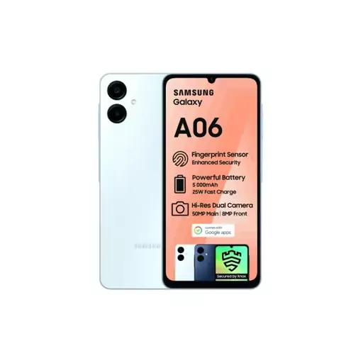 گوشی موبایل سامسونگ مدل Galaxy A06 دو سیم کارت ظرفیت 128 گیگابایت و رم 4 گیگابایت - چین