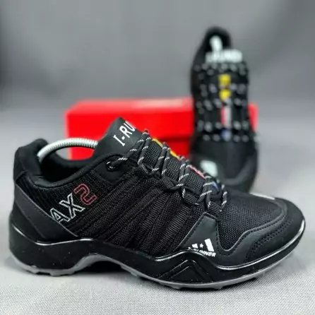 کتونی مشکی طوسی AX2 RUNNING اسپرت کفش آدیداس مردانه و پسرانه و بزرگپا ADIDAS

