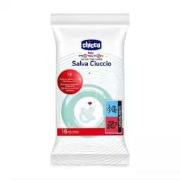 دستمال مرطوب استریل شیشه شیر و پستانک 16 عددی چیکو Chicco(اورجینال)