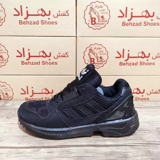 کتونی آدیداس adidas zx8000 پسرانه  رنگ مشکی زیره پیو لژ 3 سانتی رویه سوئیت و راشل خارجی سایز 37 تا 40 سبک راحت