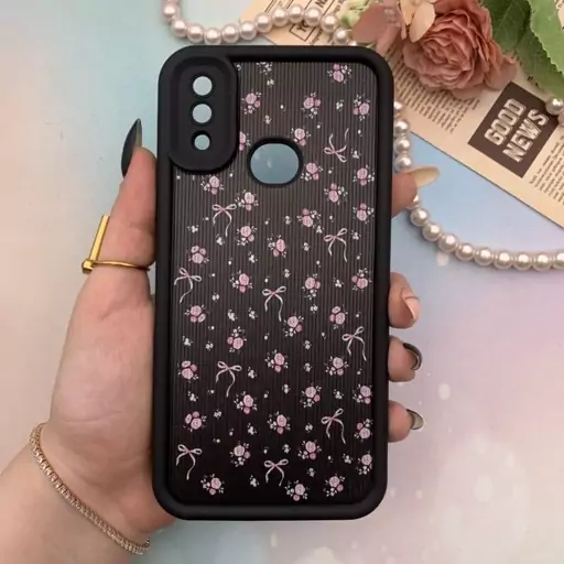 قاب گوشی Galaxy A10S سامسونگ Solid Case سیلیکونی کبریتی ضدضربه محافظ لنزدار طرح گل رز کد 52833