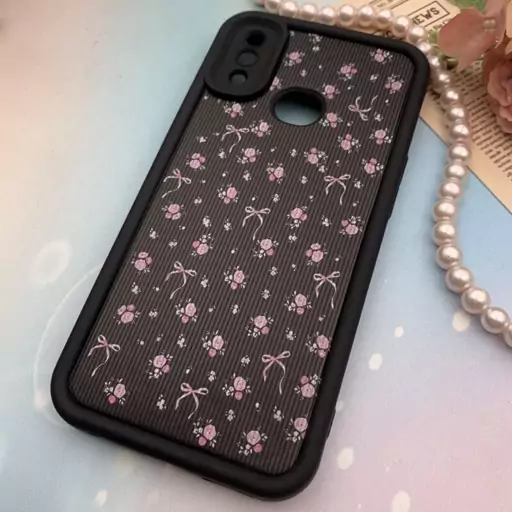 قاب گوشی Galaxy A10S سامسونگ Solid Case سیلیکونی کبریتی ضدضربه محافظ لنزدار طرح گل رز کد 52833