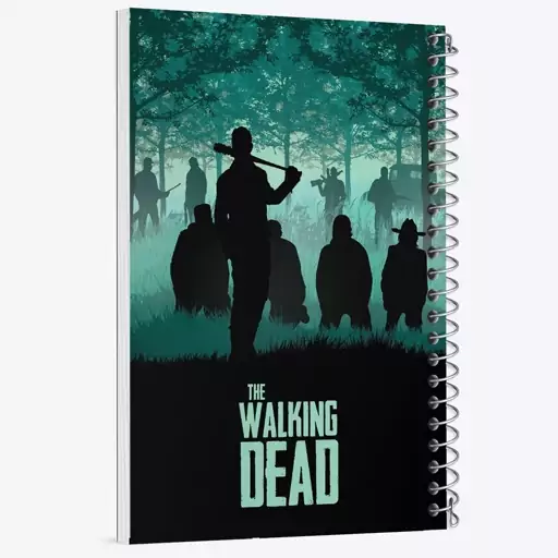 دفتر نقاشی 50 برگ خندالو طرح سریال مردگان متحرک The Walking Dead  کد 10185