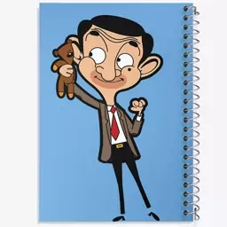 دفتر نقاشی 50 برگ خندالو طرح مستر بین Mr Bean  کد 10649