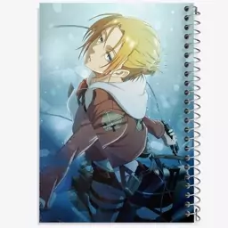 دفتر نقاشی 50 برگ خندالو طرح آنی لئونهارت انیمه اتک آن تایتان Attack on Titan  کد 10967