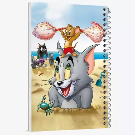 دفتر نقاشی 50 برگ خندالو طرح تام و جری Tom And Jerry  کد 10724