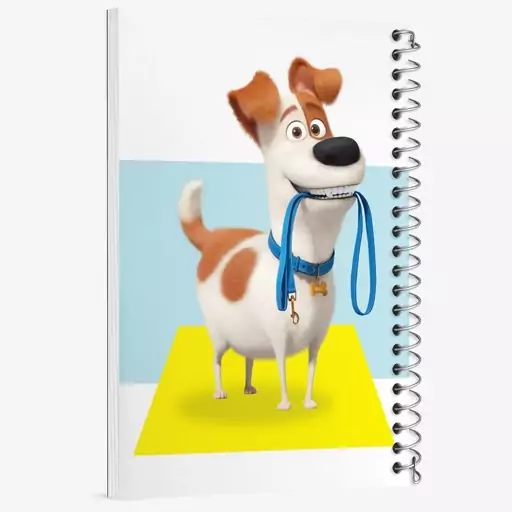 دفتر نقاشی 50 برگ خندالو طرح زندگی پنهان حیوانات خانگی The Secret Life of Pets  کد 10679