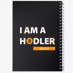 دفتر نقاشی 50 برگ خندالو طرح I Am A Hodler Bitcoin  کد 10891