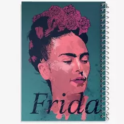 دفتر نقاشی 50 برگ خندالو طرح فریدا کالو (Frida Kahlo) کد F893