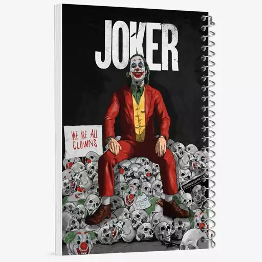 دفتر نقاشی 50 برگ خندالو طرح جوکر (Joker) کد F884