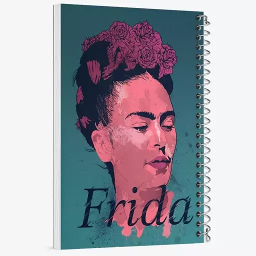 دفتر نقاشی 50 برگ خندالو طرح فریدا کالو (Frida Kahlo) کد F893