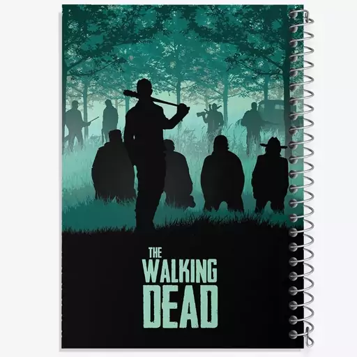 دفتر نقاشی 50 برگ خندالو طرح سریال مردگان متحرک The Walking Dead  کد 10185