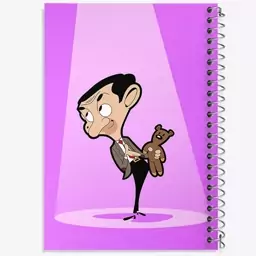 دفتر نقاشی 50 برگ خندالو طرح مستر بین Mr Bean  کد 10653