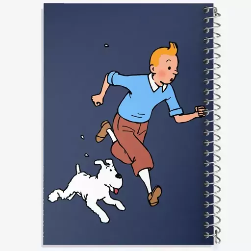 دفتر نقاشی 50 برگ خندالو طرح تن تن (Tintin) کد F964