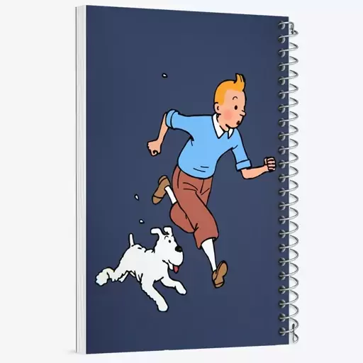 دفتر نقاشی 50 برگ خندالو طرح تن تن (Tintin) کد F964