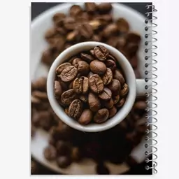 دفتر نقاشی 50 برگ خندالو طرح قهوه Coffee کد F65