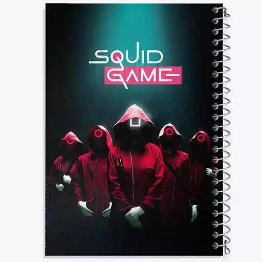 دفتر نقاشی 50 برگ خندالو طرح بازی مرکب Squid Game  کد 10828