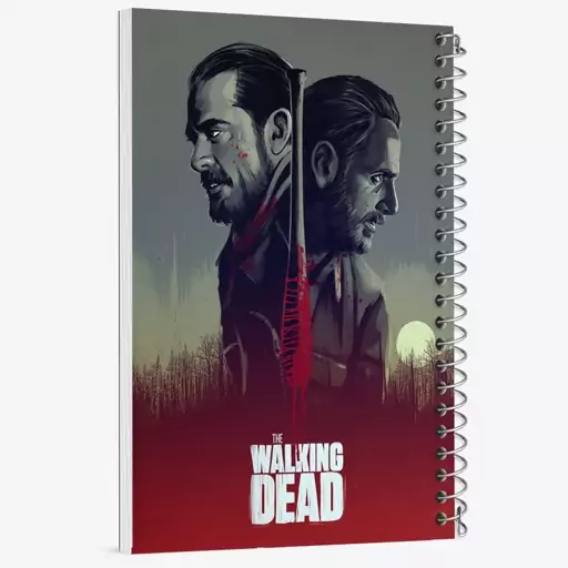 دفتر نقاشی 50 برگ خندالو طرح سریال مردگان متحرک The Walking Dead  کد 10187