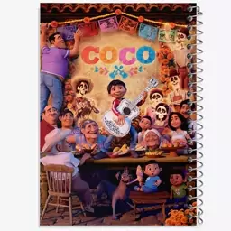 دفتر نقاشی 50 برگ خندالو طرح کوکو Coco  کد 10710