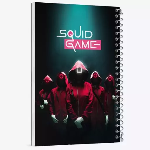 دفتر نقاشی 50 برگ خندالو طرح بازی مرکب Squid Game  کد 10828