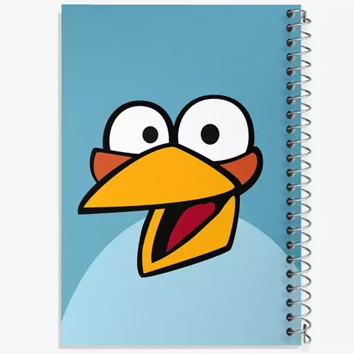 دفتر نقاشی 50 برگ خندالو طرح پرندگان خشمگین Angry Birds  کد 13855