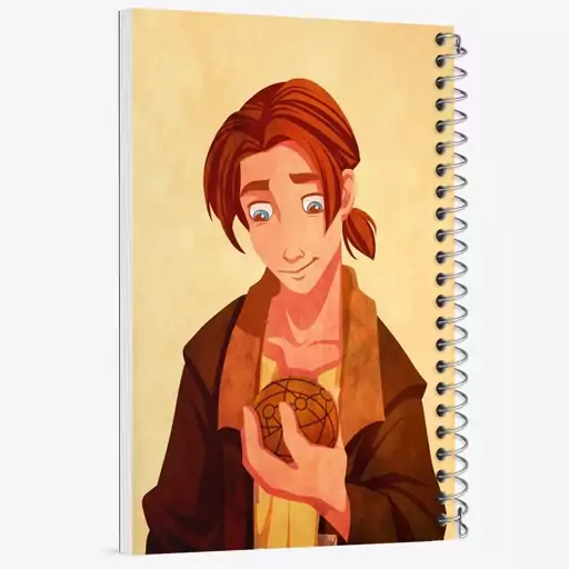 دفتر نقاشی 50 برگ خندالو طرح انیمیشن سیاره گنج Treasure Planet  کد 13763