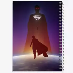 دفتر نقاشی 50 برگ خندالو طرح سوپرمن (Superman) کد F1824