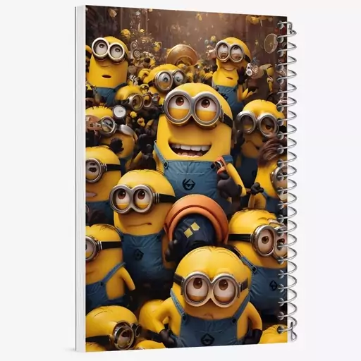 دفتر نقاشی 50 برگ خندالو طرح مینیون ها (Minions) کد F1360