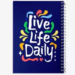 دفتر نقاشی 50 برگ خندالو طرح Live Life Daily کد F1502