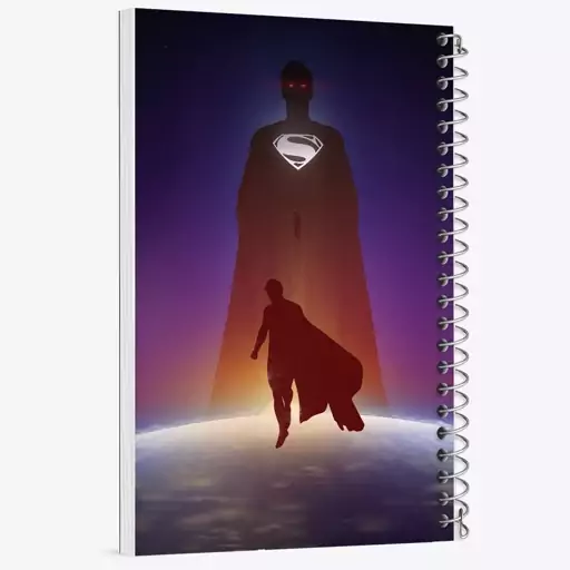 دفتر نقاشی 50 برگ خندالو طرح سوپرمن (Superman) کد F1824