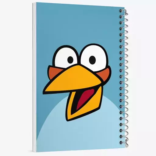 دفتر نقاشی 50 برگ خندالو طرح پرندگان خشمگین Angry Birds  کد 13855