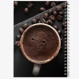 دفتر نقاشی 50 برگ خندالو طرح قهوه (Coffee) کد F1113