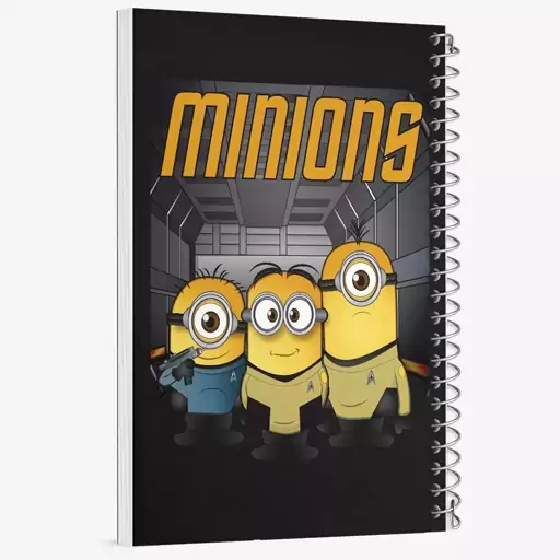 دفتر نقاشی 50 برگ خندالو طرح مینیون ها (Minions) کد F2192