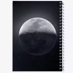 دفتر نقاشی 50 برگ خندالو طرح ماه (Moon) کد F1367